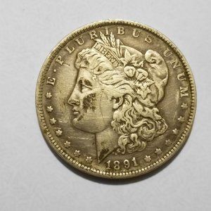 1891 Morgan Silver Dollar "O"